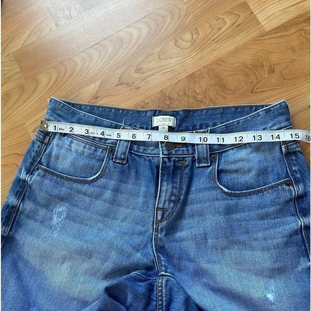 J.crew Denim Shorts Distressed